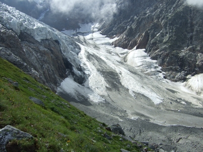 Gletscher in fast greifbarer Nhe