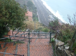 Treppe zum Bhf Corniglia