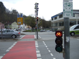 in Deggendorf sehen Radfahrer rot
