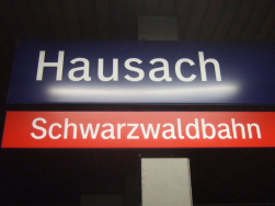 erstmals an der Schwarzwaldbahn