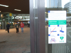 Radeinfahrt verboten: Centraal Bhf Rotterdam